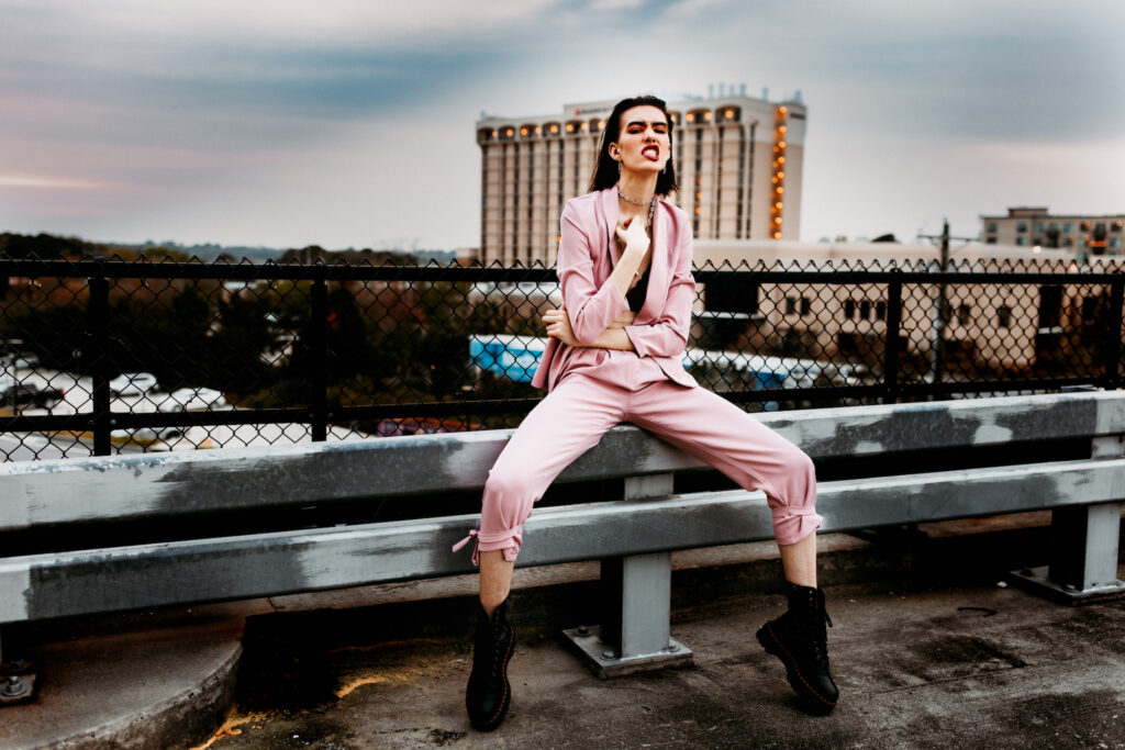 Senior Photo in Downtown Charleston South Carolina.