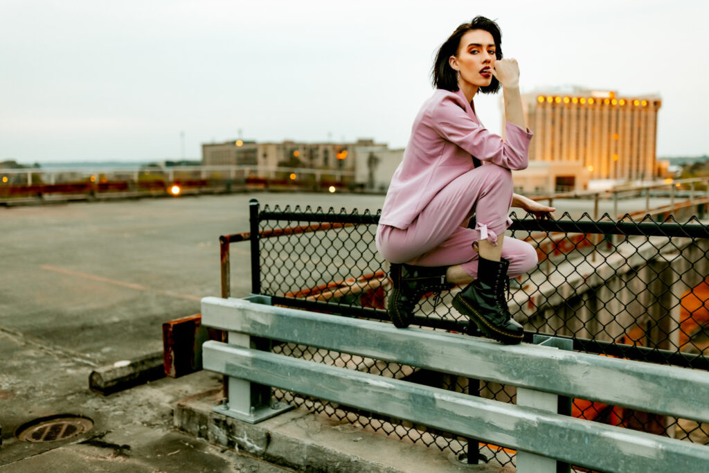 Senior Photo in Downtown Charleston South Carolina.