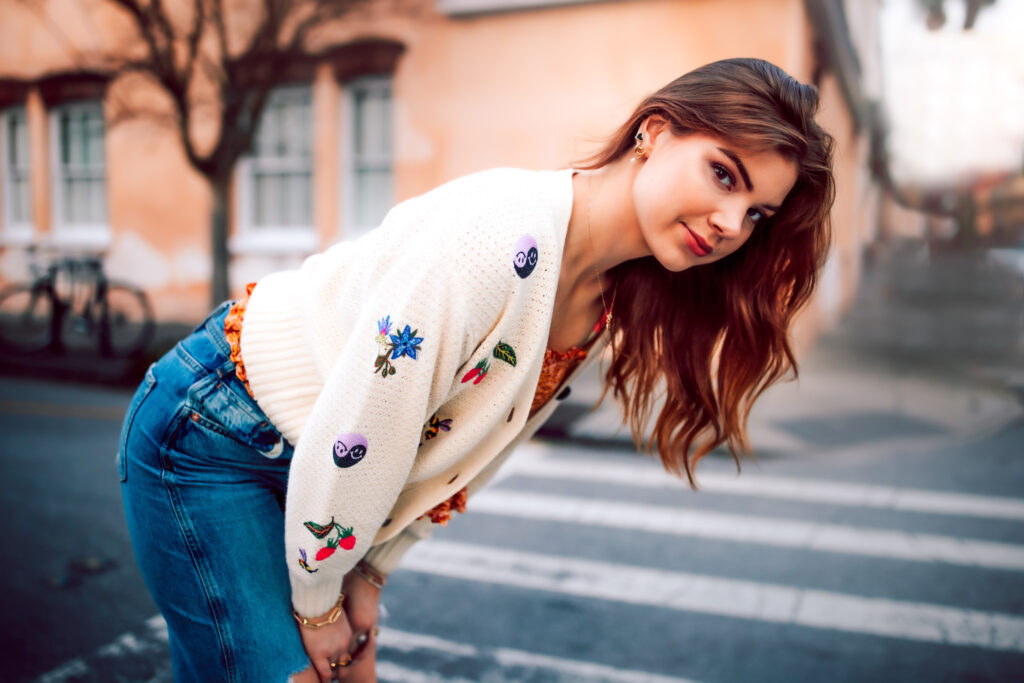 High school senior photograph in Downtown Charleston SC by Neha Kotecha Photography. 