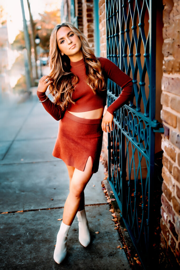 Senior photo in Charleston South Carolina and Mount Pleasant SC.